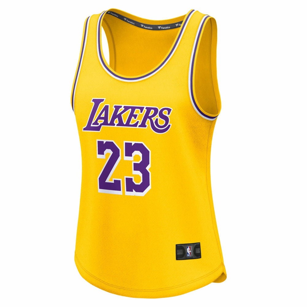 LeBron James Los Angeles Lakers Women's Fast Break Player Jersey - Icon Edition - Gold