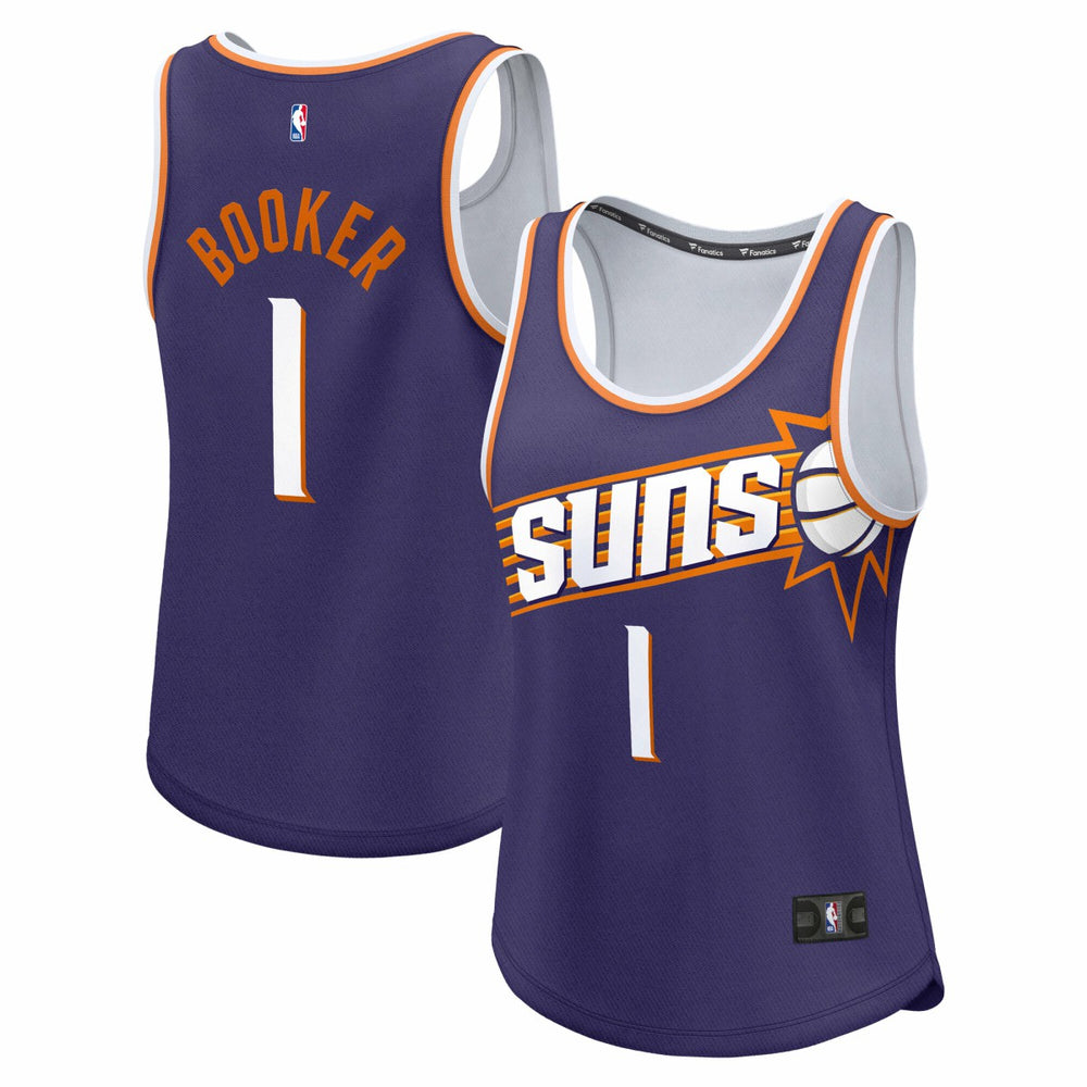 Devin Booker Phoenix Suns Women's Fast Break Player Jersey - Icon Edition - Purple