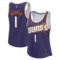 Devin Booker Phoenix Suns Women's Fast Break Player Jersey - Icon Edition - Purple
