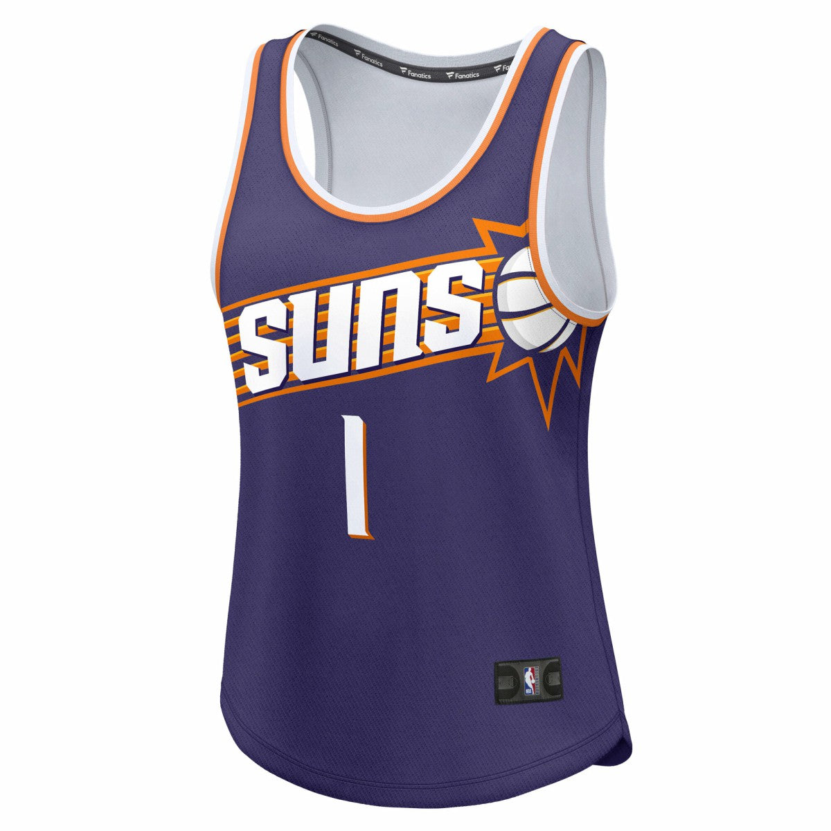 Devin Booker Phoenix Suns Women's Fast Break Player Jersey - Icon Edition - Purple