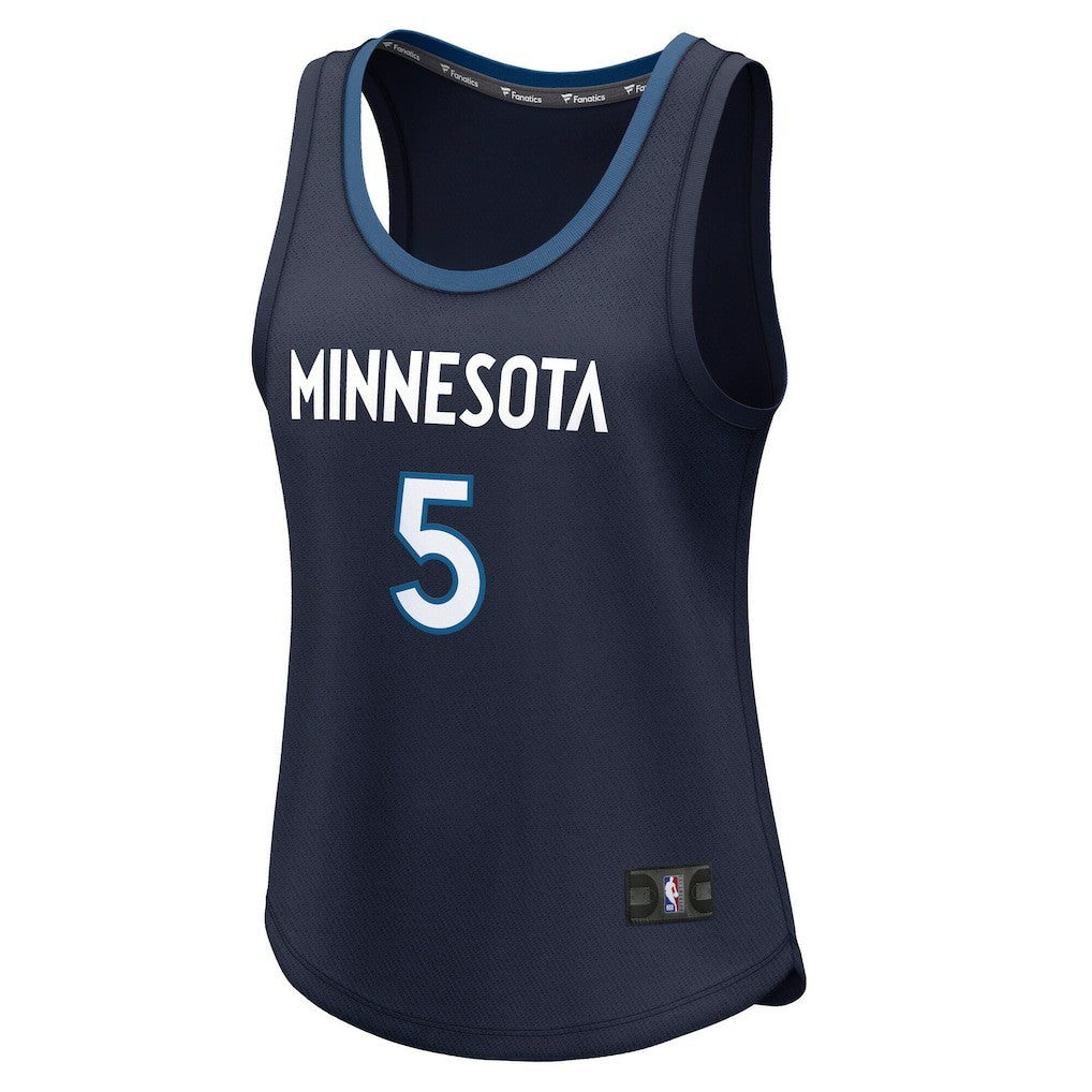 Anthony Edwards Minnesota Timberwolves Women's Fast Break Player Jersey - Icon Edition - Navy