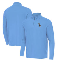 Chicago White Sox Antigua Intent Quarter-Zip Top Powder Blue