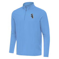 Chicago White Sox Antigua Intent Quarter-Zip Top Powder Blue