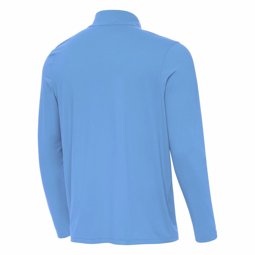 Cleveland Guardians Antigua Intent Quarter-Zip Top Powder Blue