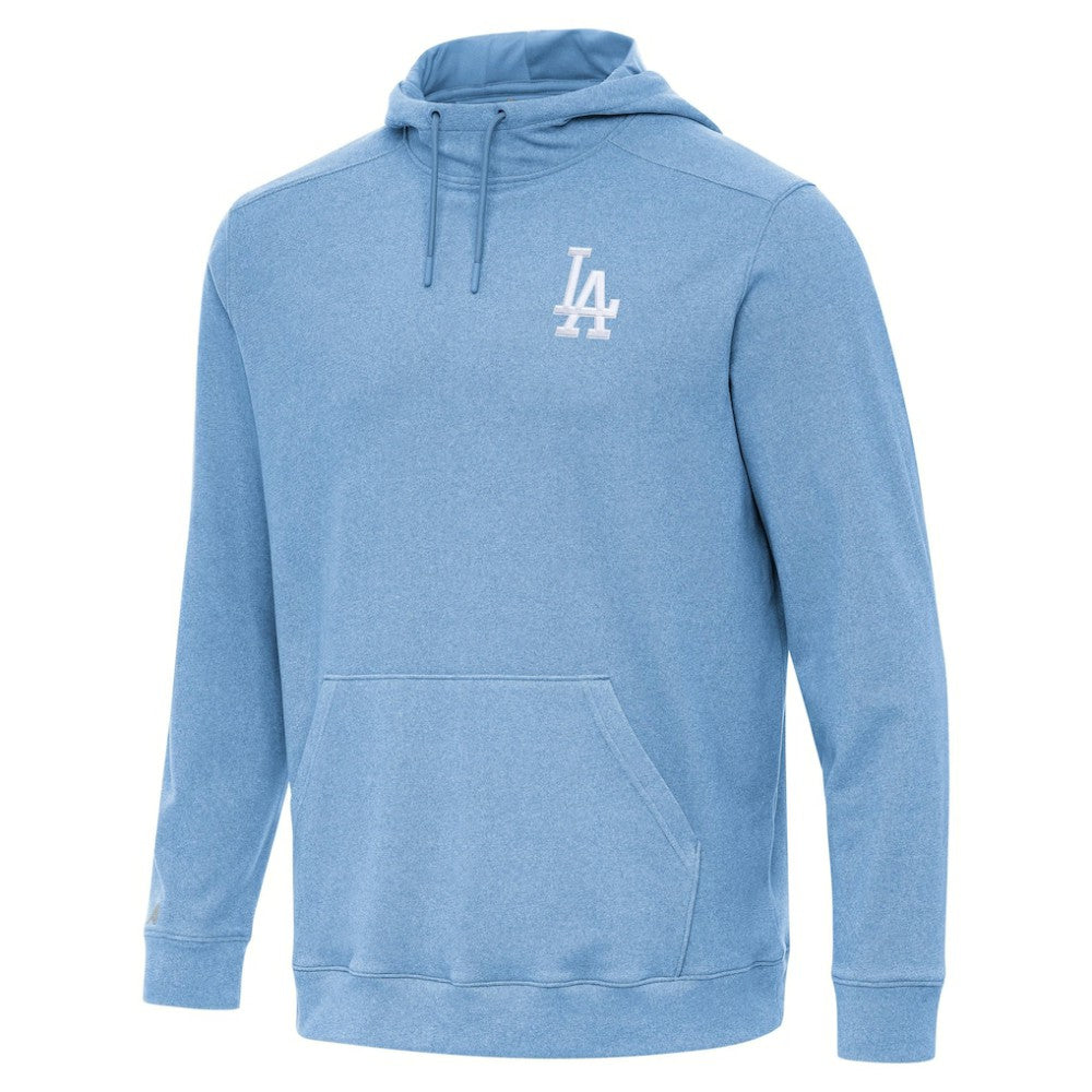 Los Angeles Dodgers Antigua Cloud Pullover Hoodie Heather Powder Blue
