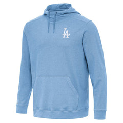 Los Angeles Dodgers Antigua Cloud Pullover Hoodie Heather Powder Blue