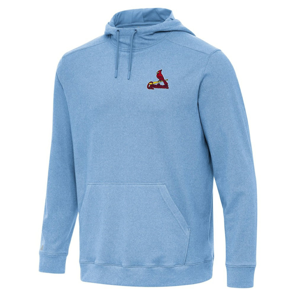 St. Louis Cardinals Antigua Cloud Pullover Hoodie Heather Powder Blue