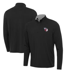 Cleveland Guardians Antigua Content Quarter-Zip Top Black