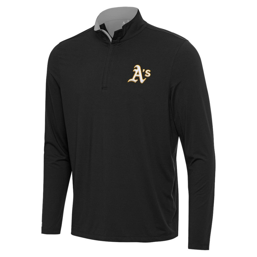 Athletics Antigua Content Quarter-Zip Top Black