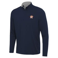 Houston Astros Antigua Content Quarter-Zip Top Navy