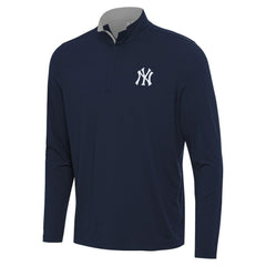 New York Yankees Antigua Content Quarter-Zip Top Navy