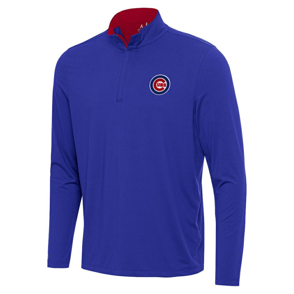 Chicago Cubs Antigua Content Quarter-Zip Top Royal