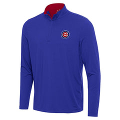 Chicago Cubs Antigua Content Quarter-Zip Top Royal