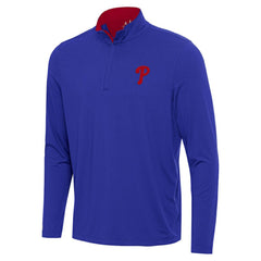 Philadelphia Phillies Antigua Content Quarter-Zip Top Royal