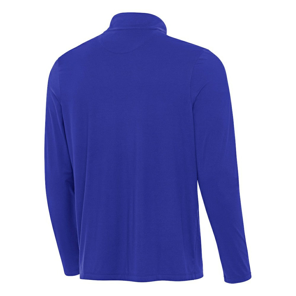Texas Rangers Antigua Content Quarter-Zip Top Royal