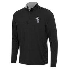 Chicago White Sox Antigua Content Quarter-Zip Top Black