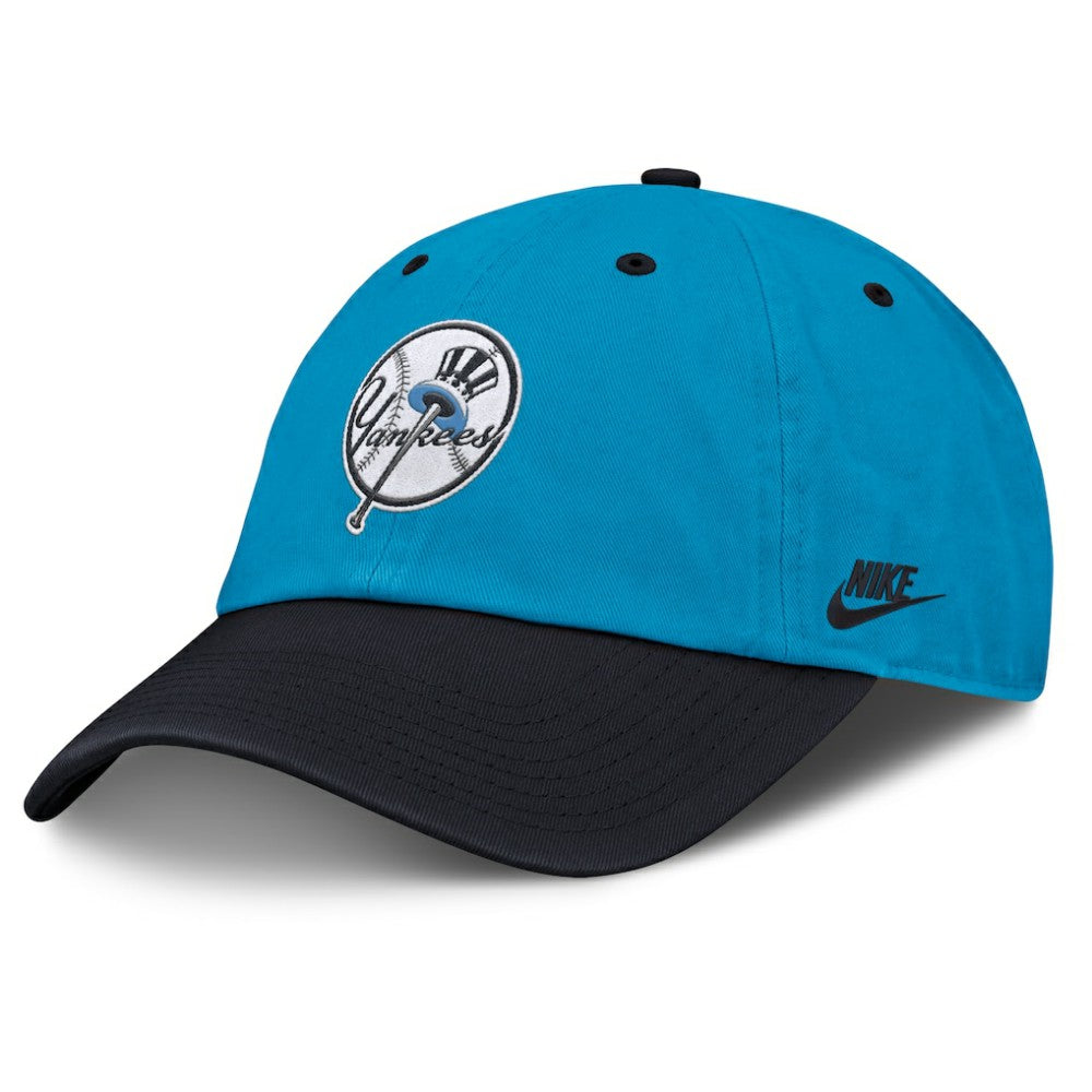 New York Yankees Neon 90s Club Adjustable Hat Blue/Navy | Nike