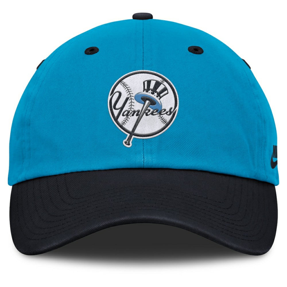 New York Yankees Neon 90s Club Adjustable Hat Blue/Navy | Nike