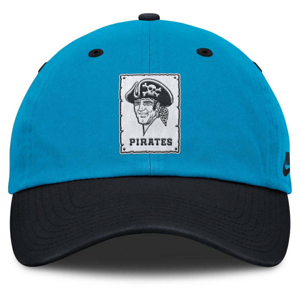 Pittsburgh Pirates Neon 90s Club Adjustable Hat Blue/Navy | Nike
