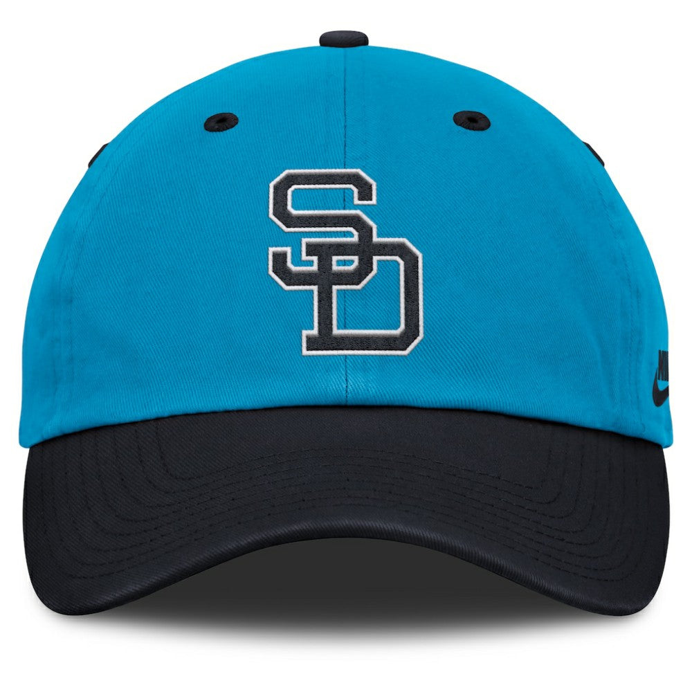 San Diego Padres Neon 90s Club Adjustable Hat Blue/Navy | Nike