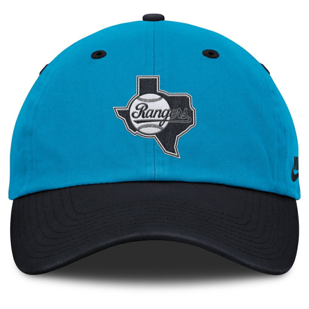 Texas Rangers Neon 90s Club Adjustable Hat Blue/Navy | Nike