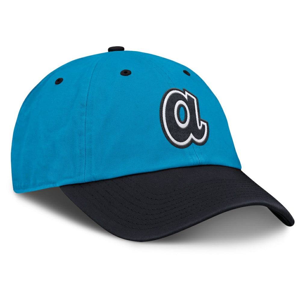 Atlanta Braves Neon 90s Club Adjustable Hat Blue/Navy | Nike