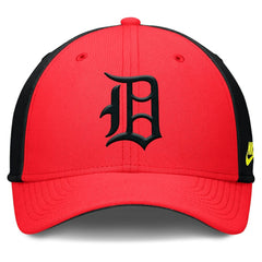 Detroit Tigers Neon 90s Rise SwooshFlex Hat Crimson/Black | Nike