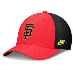San Francisco Giants Neon 90s Rise SwooshFlex Hat Crimson/Black | Nike