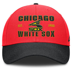 Chicago White Sox Neon 90s Rise Adjustable Hat Crimson/Black | Nike