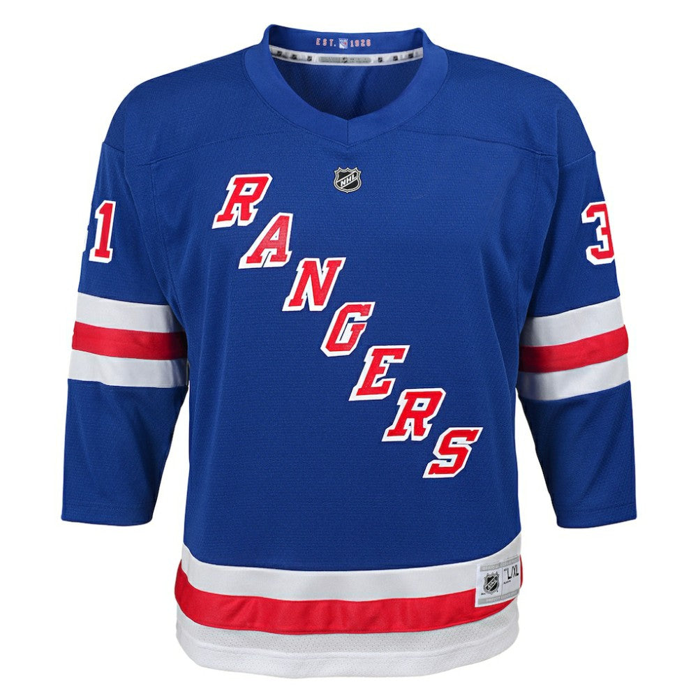 Igor Shesterkin New York Rangers Youth Home Replica Player Jersey Blue