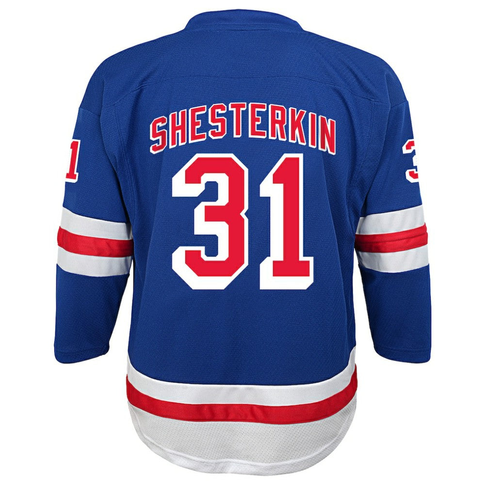 Igor Shesterkin New York Rangers Youth Home Replica Player Jersey Blue