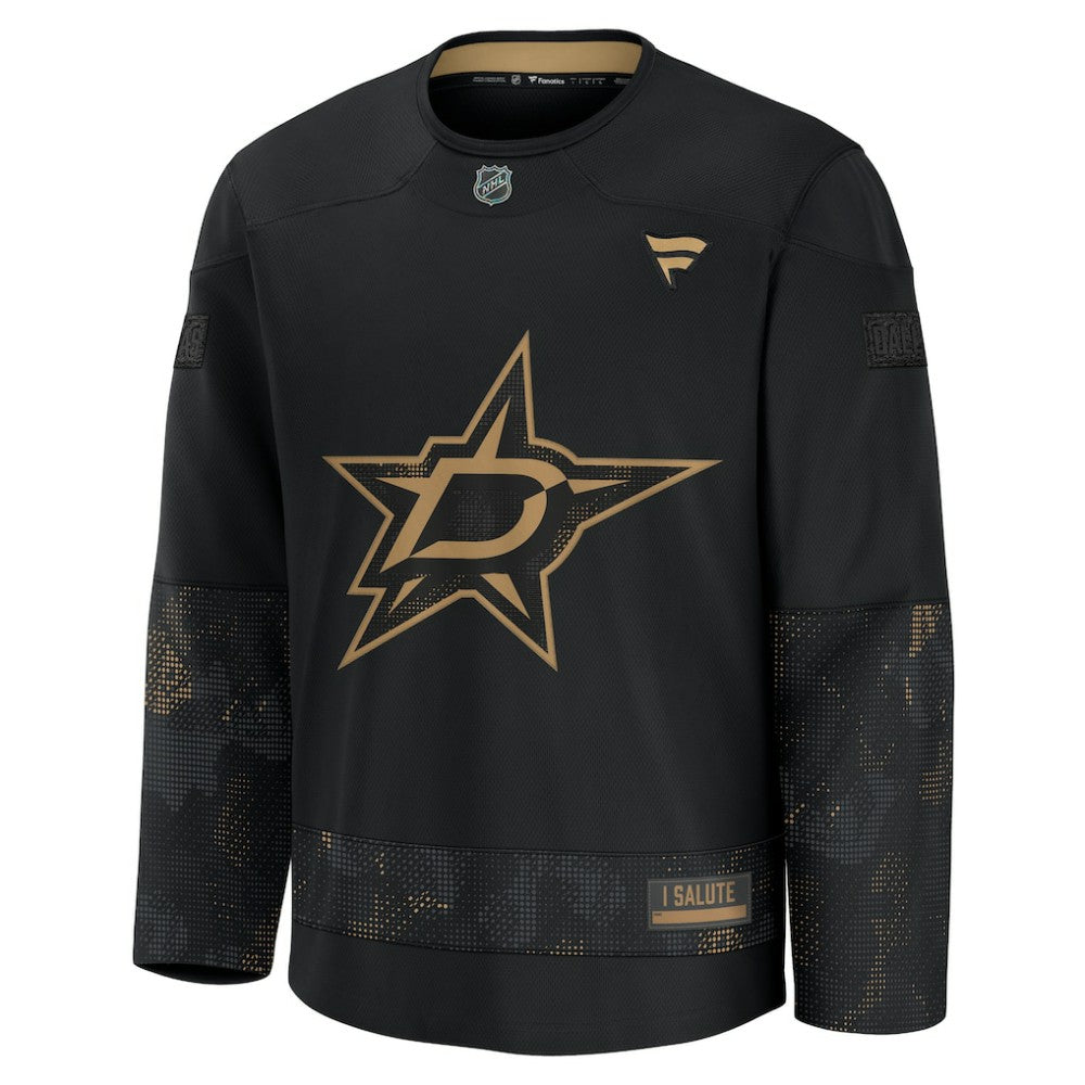 Dallas Stars Fanatics 2024 Military Appreciation Practice Jersey Black