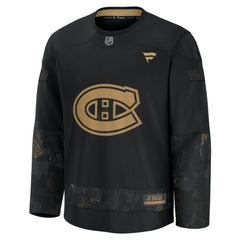 Montreal Canadiens Fanatics 2024 Military Appreciation Practice Jersey Black