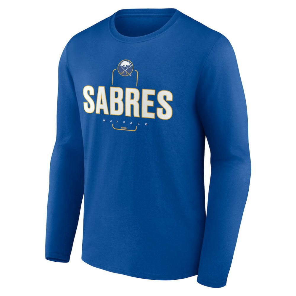 Buffalo Sabres Personalized Name & Number Midfielder Long Sleeve T-Shirt Royal