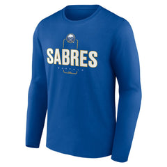 Buffalo Sabres Personalized Name & Number Midfielder Long Sleeve T-Shirt Royal