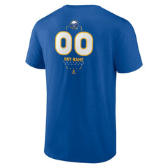 Buffalo Sabres Personalized Name & Number Midfielder T-Shirt Royal