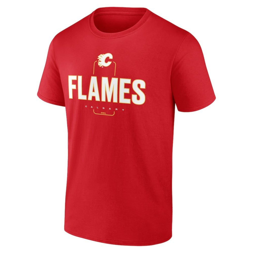 Calgary Flames Personalized Name & Number Midfielder T-Shirt Red