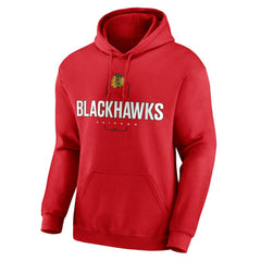 Chicago Blackhawks Personalized Name & Number Midfielder Pullover Hoodie Red