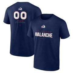 Colorado Avalanche Personalized Name & Number Midfielder T-Shirt Navy