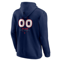 Columbus Blue Jackets Personalized Name & Number Midfielder Pullover Hoodie Navy