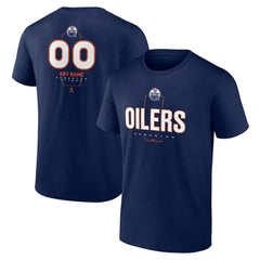 Edmonton Oilers Personalized Name & Number Midfielder T-Shirt Navy