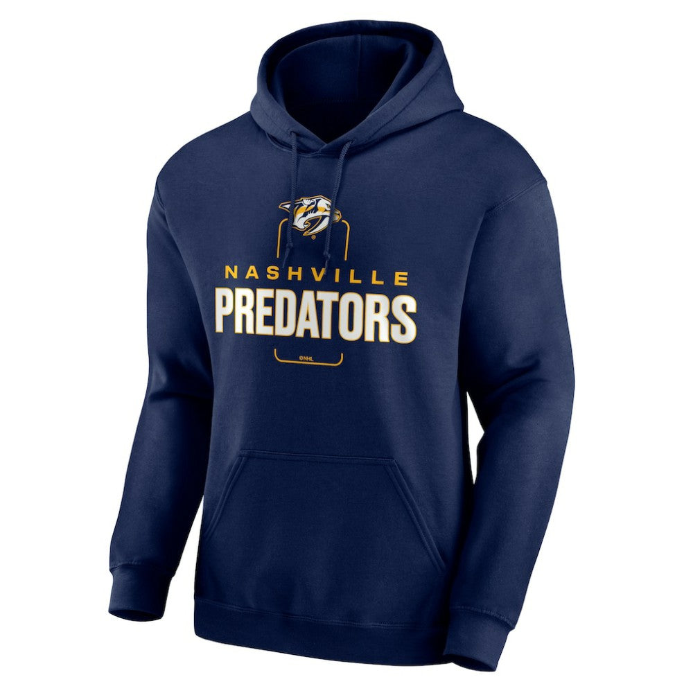 Nashville Predators Personalized Name & Number Midfielder Pullover Hoodie Navy