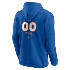New York Islanders Personalized Name & Number Midfielder Pullover Hoodie Royal