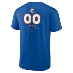 New York Islanders Personalized Name & Number Midfielder T-Shirt Royal