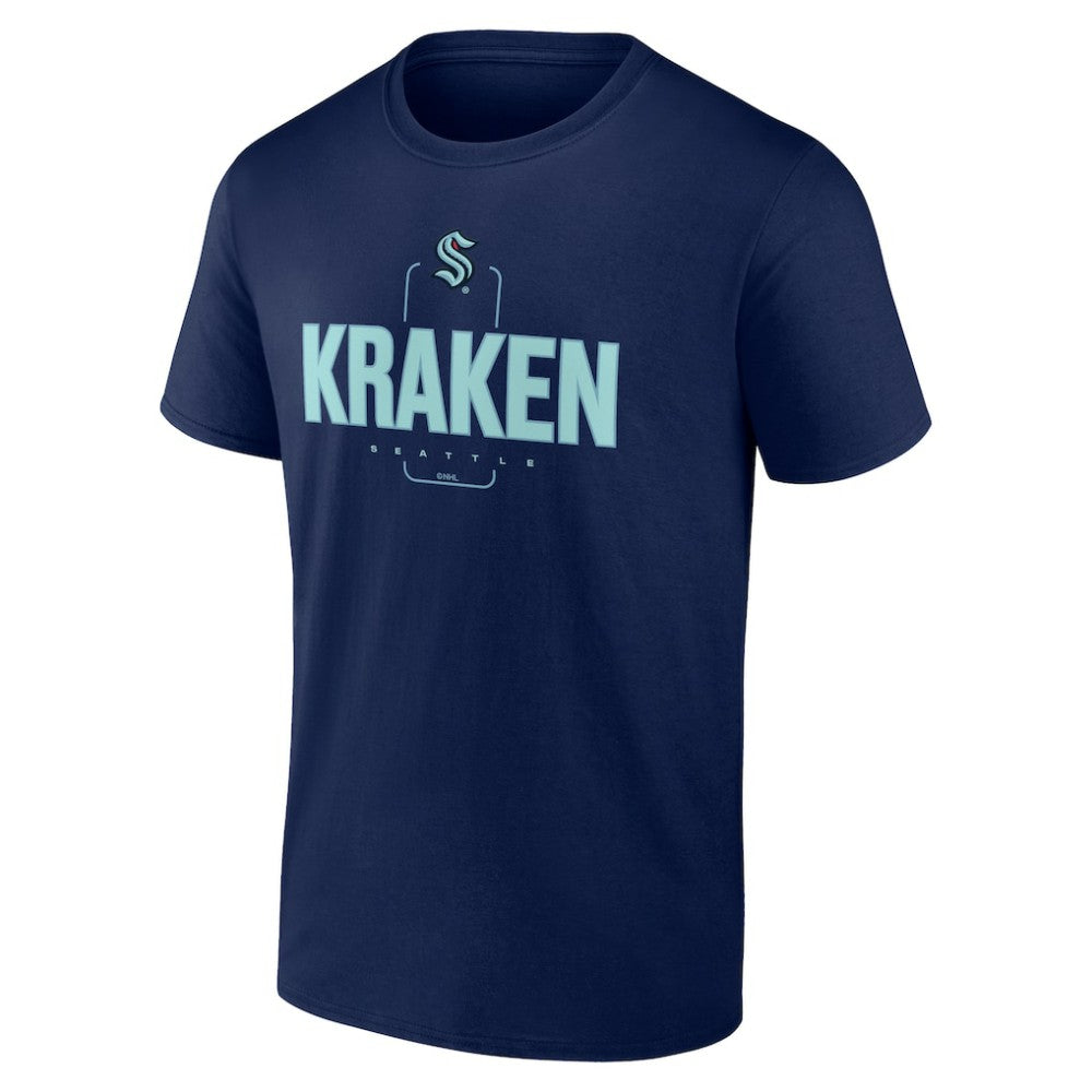 Seattle Kraken Personalized Name & Number Midfielder T-Shirt Deep Sea Blue