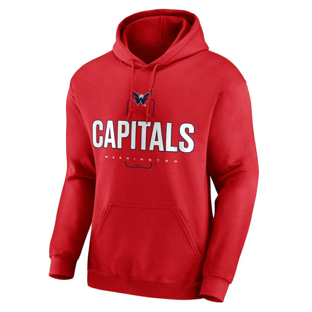 Washington Capitals Personalized Name & Number Midfielder Pullover Hoodie Red