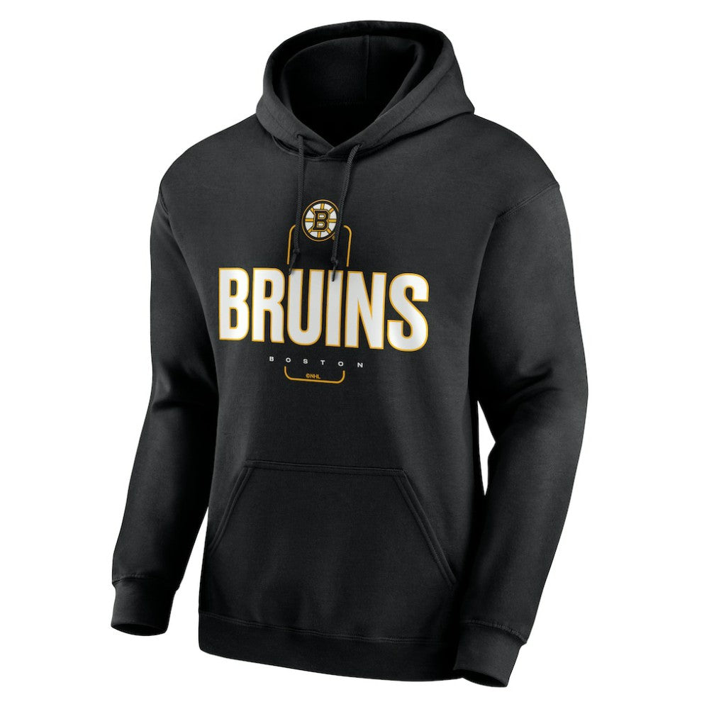 Boston Bruins Personalized Name & Number Midfielder Pullover Hoodie Black