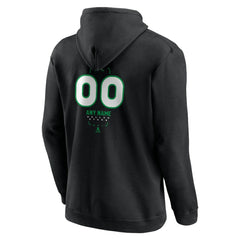 Dallas Stars Personalized Name & Number Midfielder Pullover Hoodie Black
