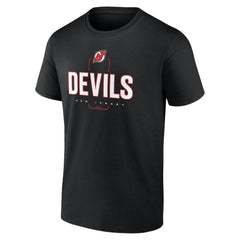 New Jersey Devils Personalized Name & Number Midfielder T-Shirt Black