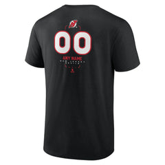 New Jersey Devils Personalized Name & Number Midfielder T-Shirt Black